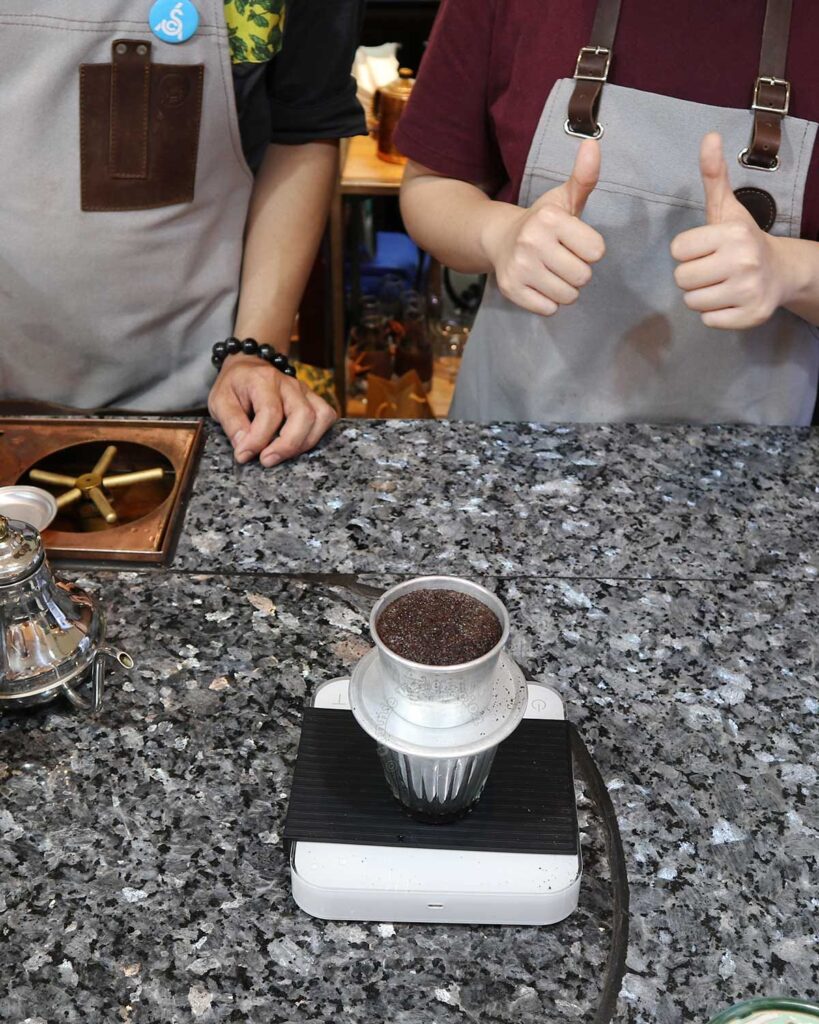 Coffee class at The Yellow Chair in Ho Chi Minh City