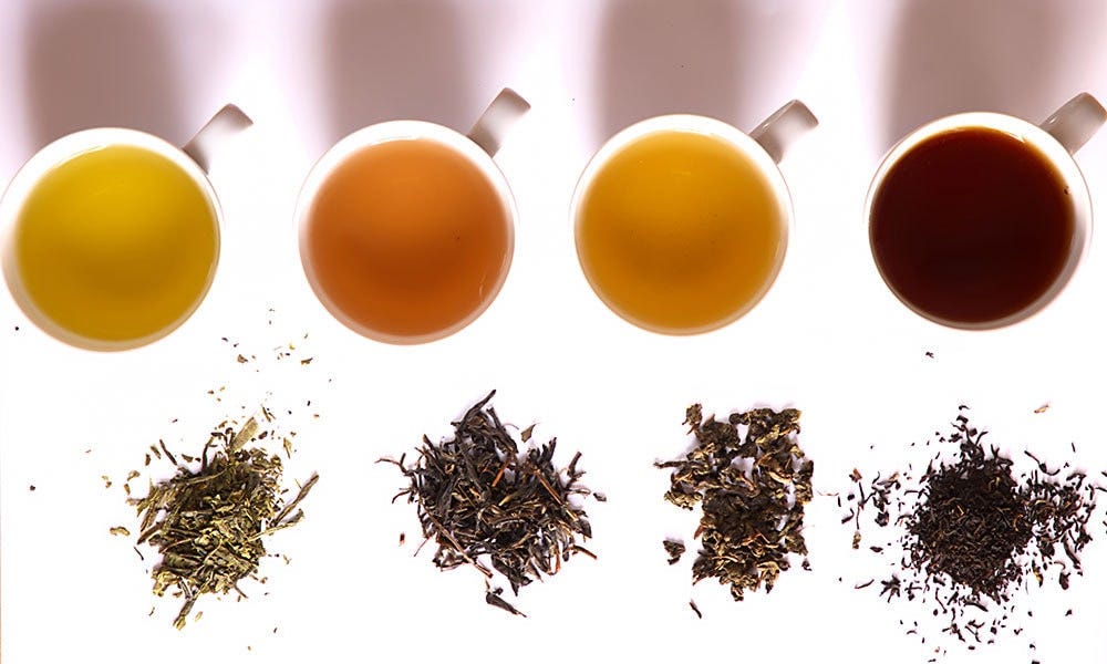 Kinds of tea