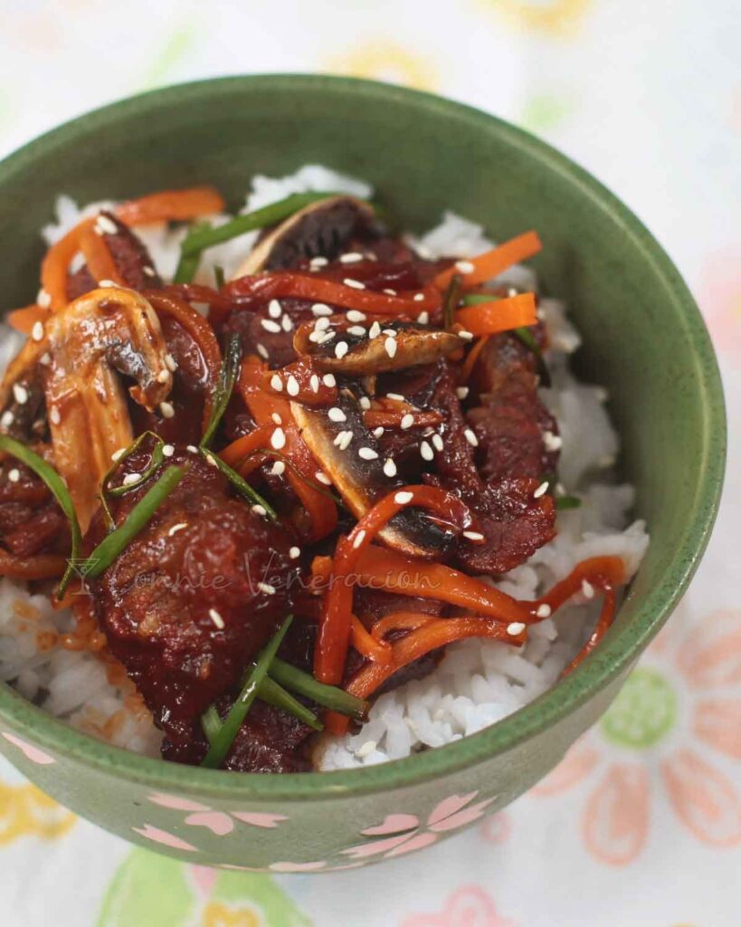 Mongolian beef barbecue