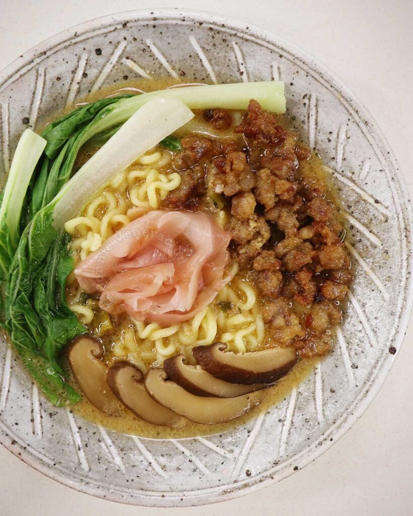 Ginger pork ramen