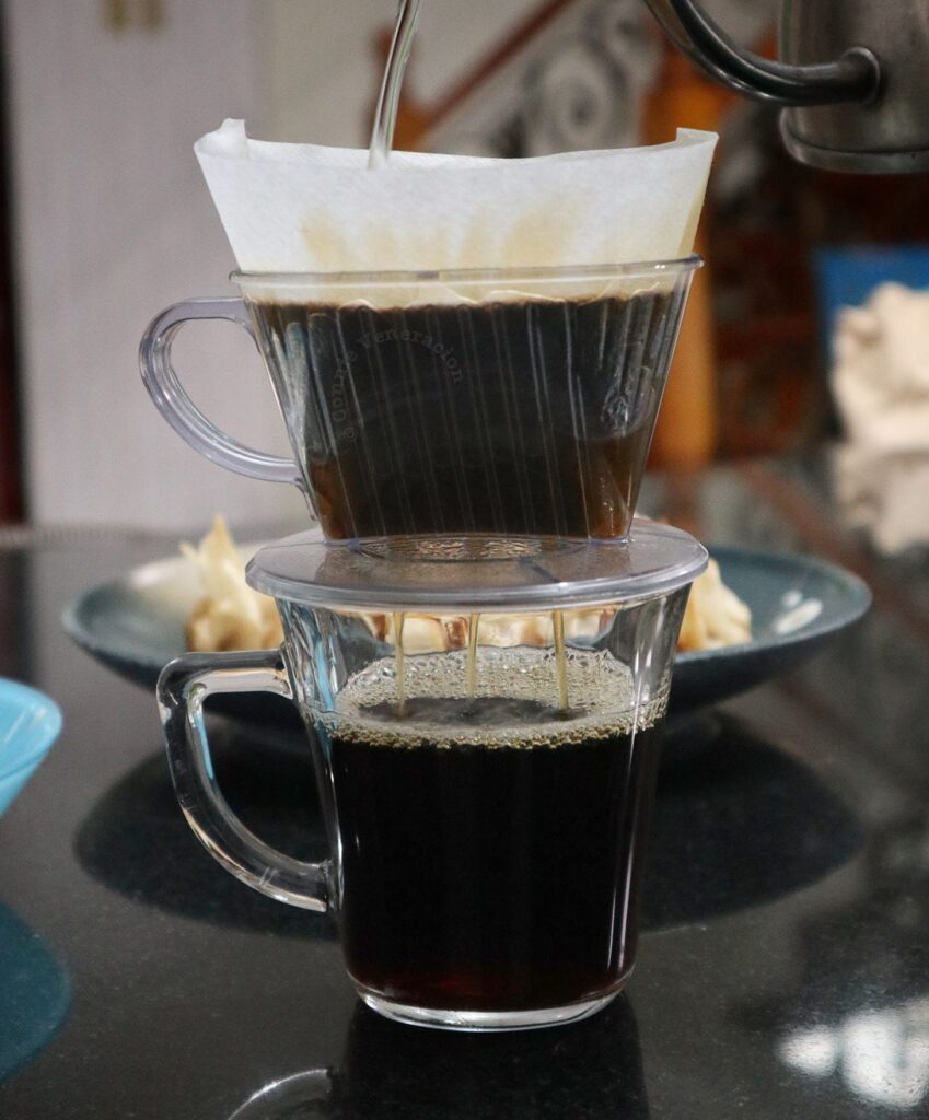 Pourover coffee