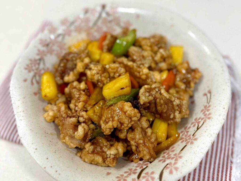 Sweet sour chicken karaage