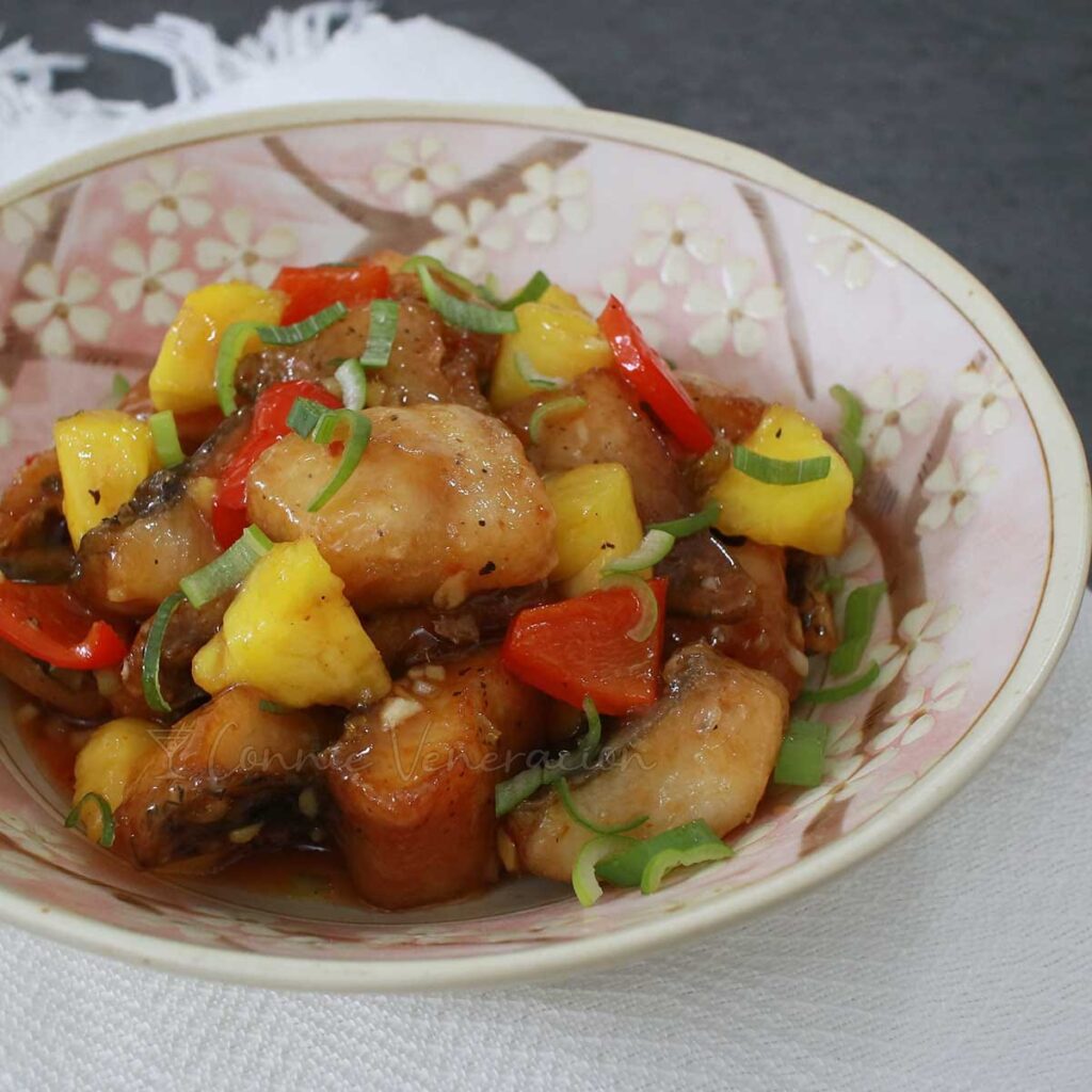 Fish with sweet sour sauce