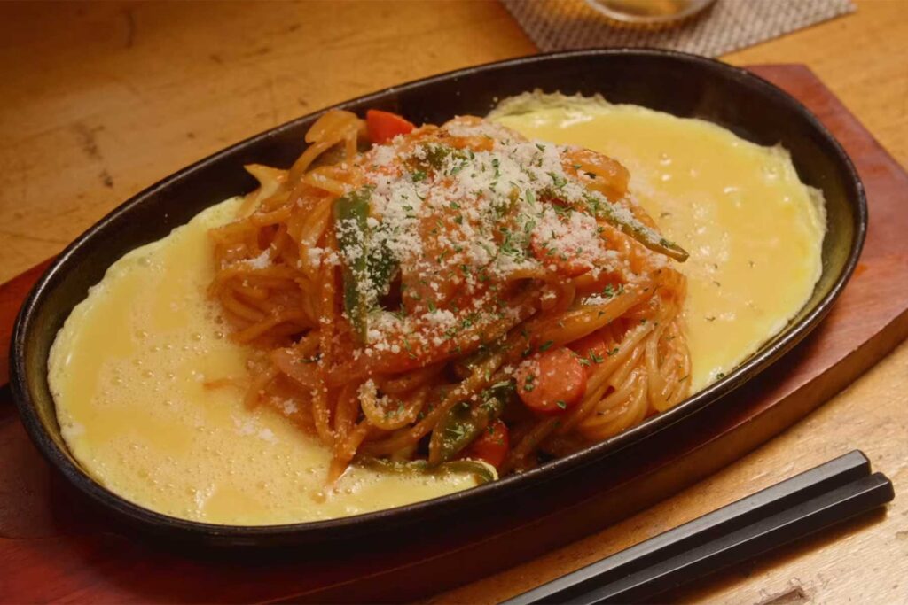 Naporitan from Izakaya Bottakuri. Image credit: Netflix