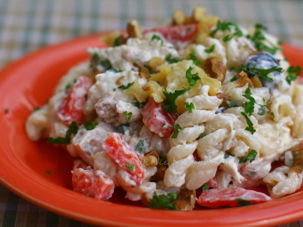 Chicken and pasta salad