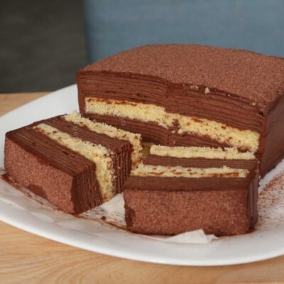 Chocolate crepe cake