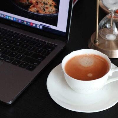 Coffee and MacBook pro