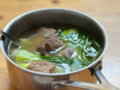 Boiled beef and vegetables